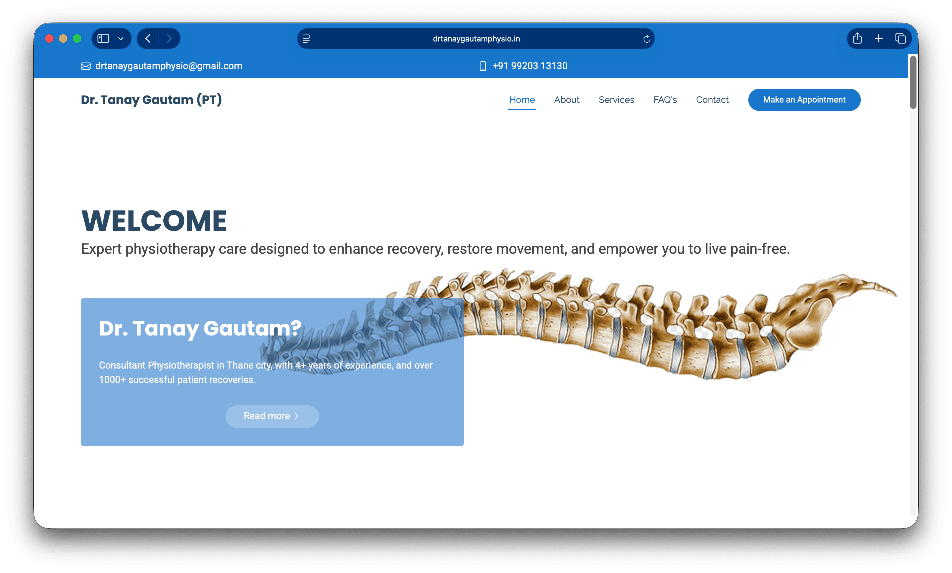 Dr. Tanay Gautam Physio preview