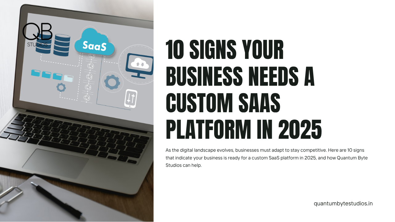 10 Signs Your Business Needs a Custom SaaS Platform in 2025